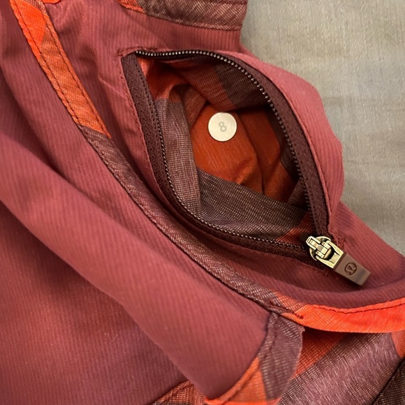 Lululemon Vintage Tracker Short Yama Check Flaming Tomato Rust Plaid - Picture 6 of 6